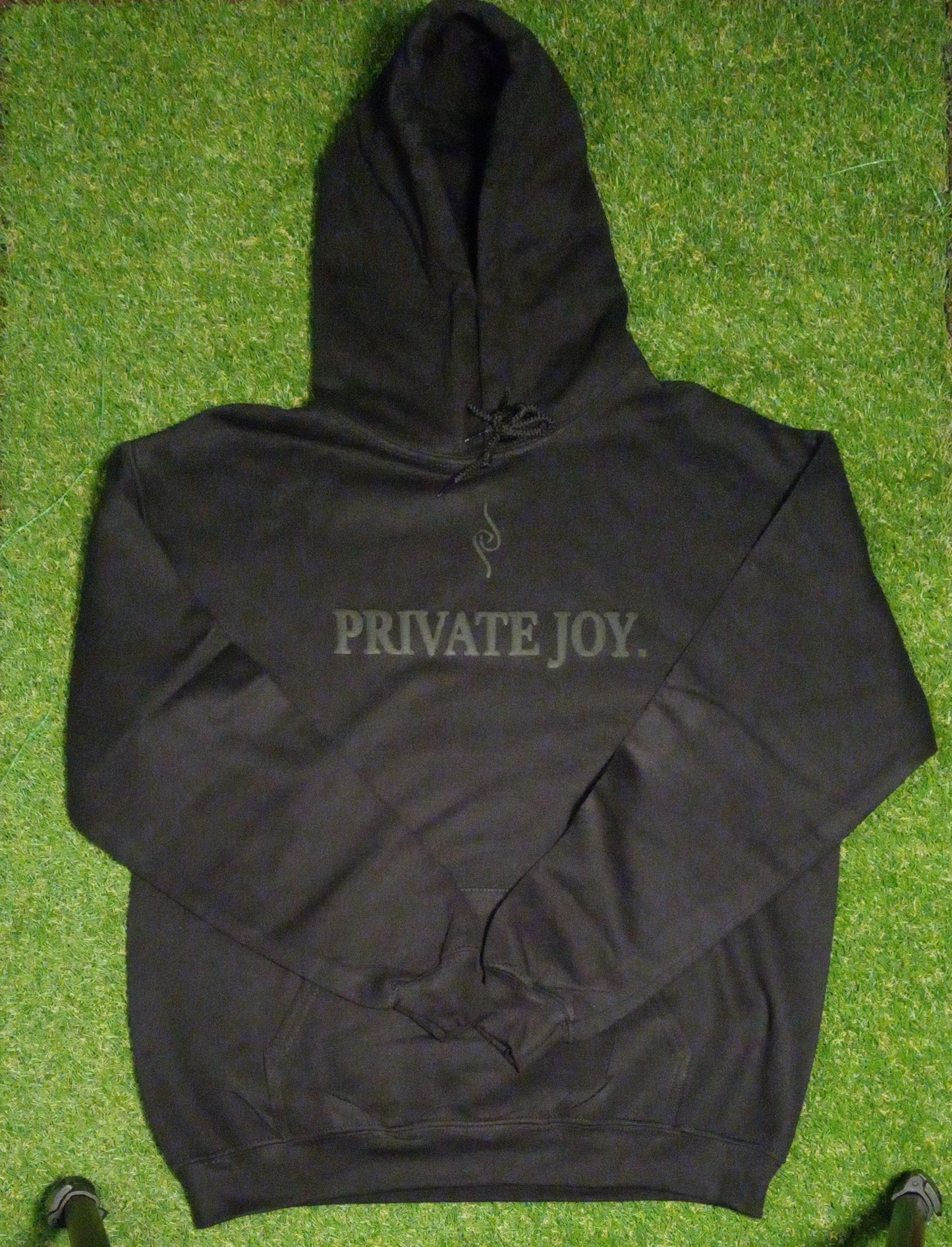 Black on Black Bold Joy Hoodie
