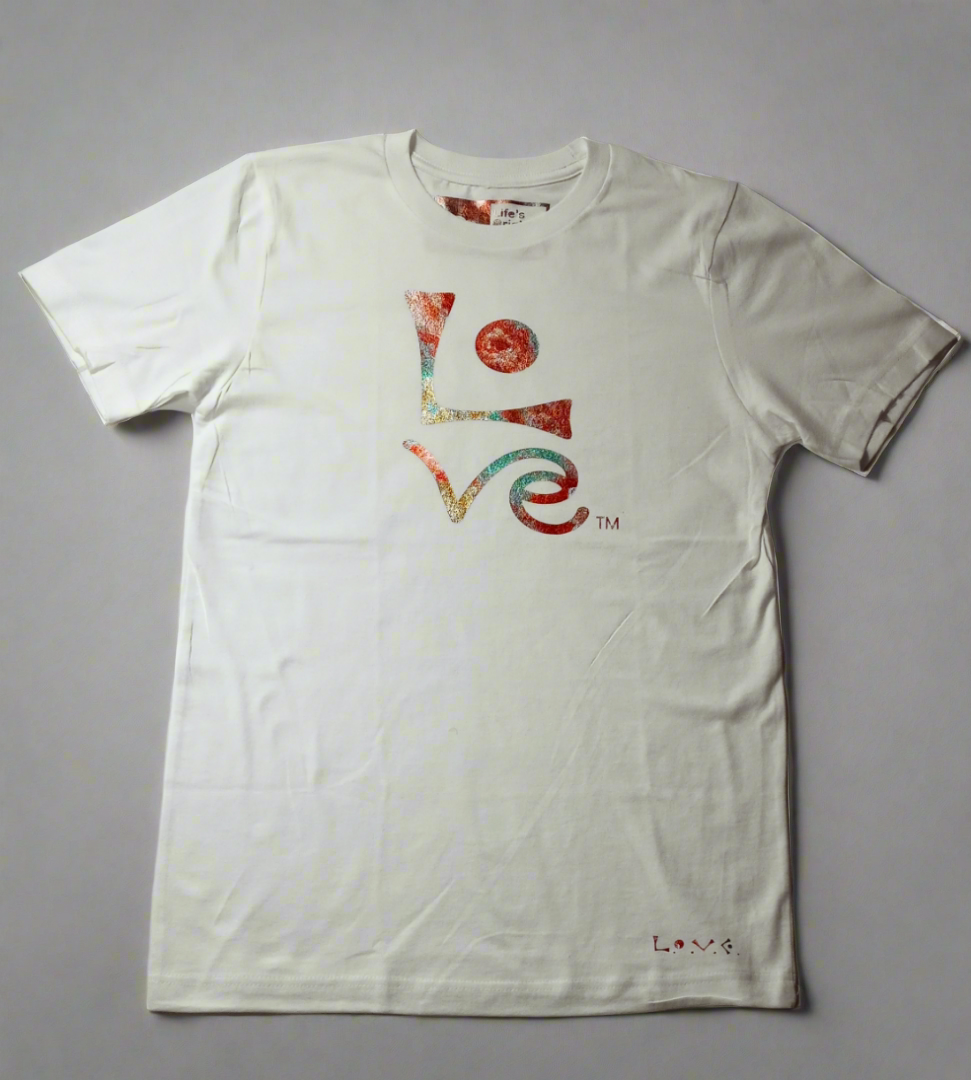 White L.O.V.E. Shirt